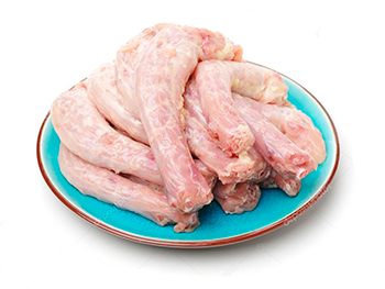 pescoço de frango cru para gatos